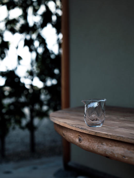 清褶扁形公道杯○玻心璃语 商品图7