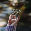 清褶扁形公道杯○玻心璃语 商品缩略图0