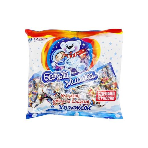 【中欧班列精选】俄罗斯进口ESSEN贵族白熊奶糖/花生夹心奶糖500g/包APX 商品图12