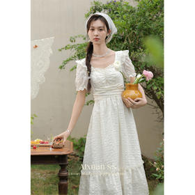 【65折秒杀】鹿向南法式绝美小裙子气质连衣裙L33906