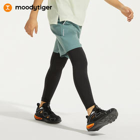 【专属】(主推)moodytiger儿童裤子24夏季新款男童跑步透气运动假两件裤42111508