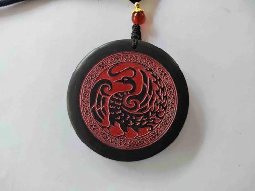 【太阳神鸟加持的小兔子玄石吊坠（属兔或与兔属相和的朋友值得拥有:）】 商品图1