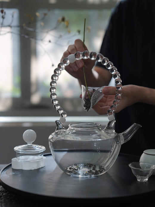 贯珠提梁烧水壶○玻心璃语 商品图7