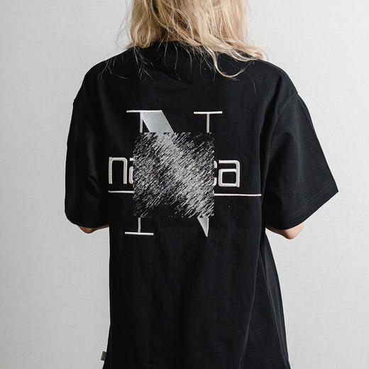 帆船 春夏 胸前口袋 背面大刺绣字母 圆领短袖T恤 男女休闲 5色 NT-2685 商品图6