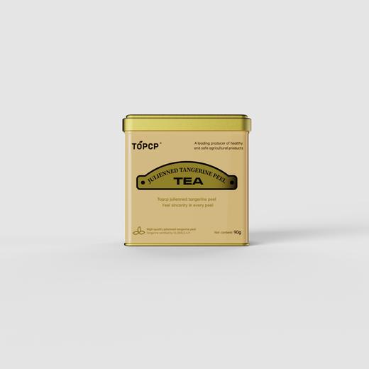 柑皮丝茶出口装 轻奢铁罐 密封防潮 90克简装 商品图3