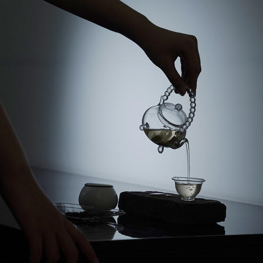 贯珠提梁三足壶○玻心璃语 商品图6