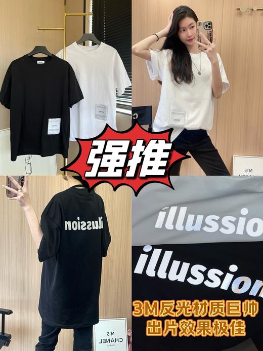 llussion白色潮牌短袖 商品图0