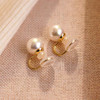 AC005无耳洞耳夹小众简约气质珍珠耳夹耳环超仙时尚新款耳钉蚊香盘耳饰 商品缩略图0