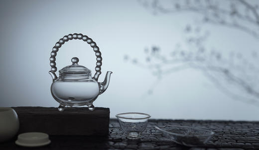 贯珠提梁三足壶○玻心璃语 商品图2