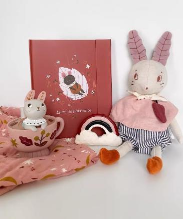 法国moulinroty雨后系列小兔子储钱罐 商品图3