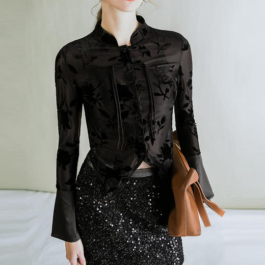 春装新款国风上衣设计感 F20245140 商品图4