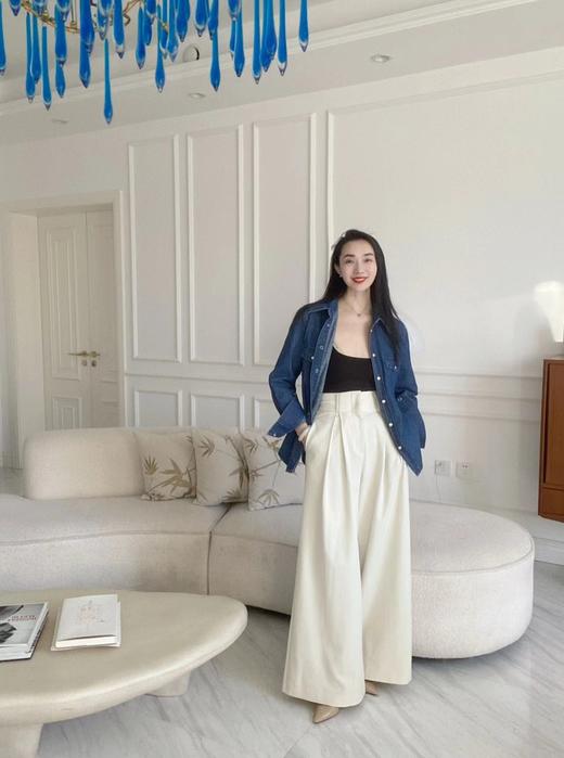 自制款高腰阔腿裤LSQ 商品图8