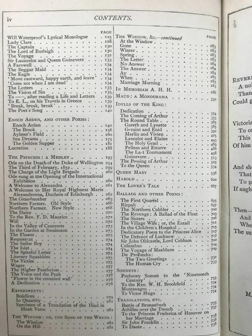 1883年 丁尼生诗集 1幅肖像插图 全真皮精装32开 商品图5