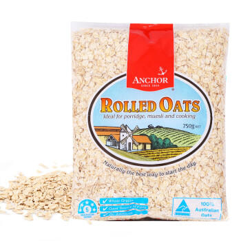 红锚 燕麦片 澳洲原装进口 原味早餐麦片 澳洲原产健康谷物 750g 商品图5