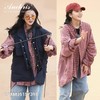 AUChris 章若楠同款  美式复古格子拼接衬衫ACXMJ6157[福利品] 商品缩略图4