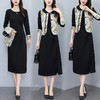 NYL- 8223大码女装马甲+连衣裙春季新款新中式国风连衣裙两件套装 商品缩略图1