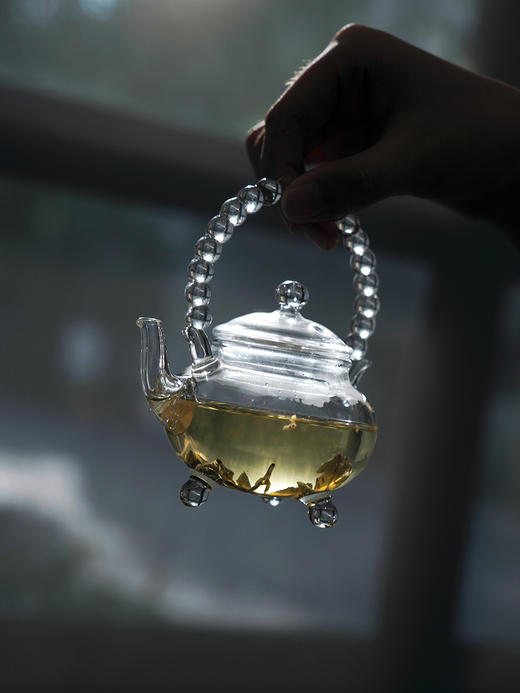 贯珠提梁三足壶○玻心璃语 商品图4
