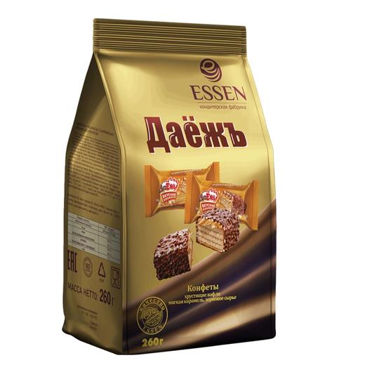 【中欧班列精选】俄罗斯进口新款阿孔特奥特焦糖巧克力拉丝饼干260g/袋 商品图6