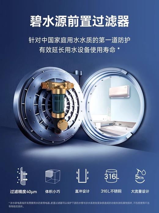 碧水源前置过滤器家用反冲洗前置净水器中央净水U013 商品图1