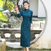 TZW-改良七分袖气质妈妈装中国风修身旗袍连衣裙 商品缩略图0