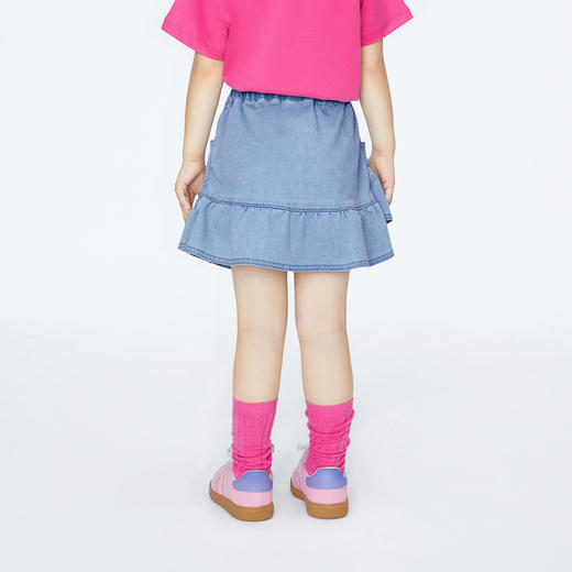 女童A摆牛仔裙夏季新款安奈儿童装实体店同款XG423698 商品图2