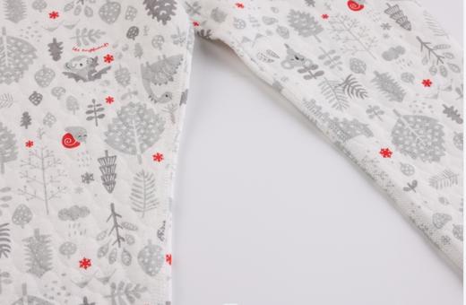 丽婴房-内衣类（秋）G3圆领套装W_浅灰 商品图8