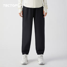 探拓户外女式梭织长裤休闲九分裤束脚运动快干春夏季宽松跑步登山