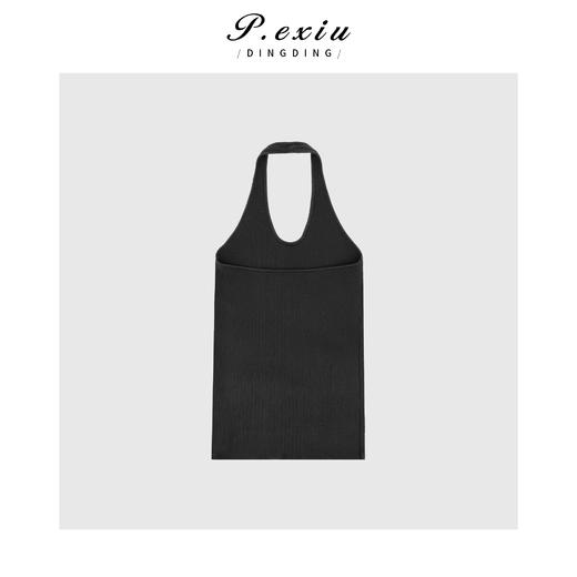 PanYiXiu/潘依绣时尚百搭挂脖露背针织背心内搭  88161/ D9966 商品图2