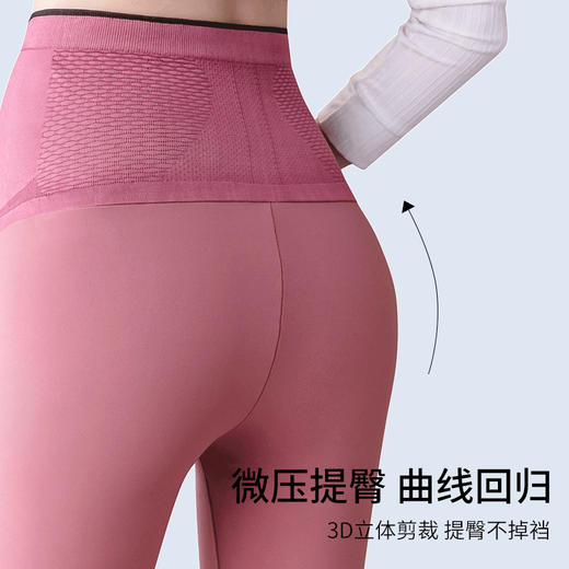 摩登孕妈春秋季款舒适纯棉弹力修身高腰托腹不勒鲨鱼裤舒适打底裤M-XXL 商品图3