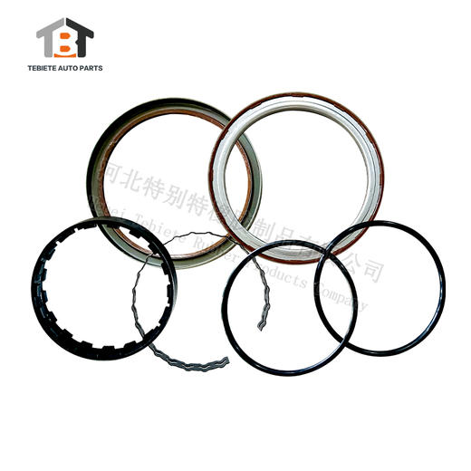 德龙M3000免维护后轮油封6件套【宽卡簧】（T2）125*148*8（1251488）国六 商品图1