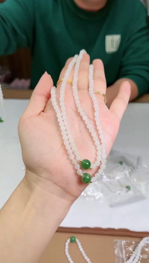 S925和田玉项链 商品图0