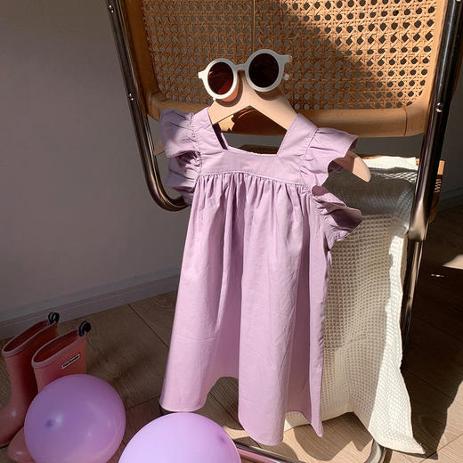 【白裙小T搭，童装小清新！】儿童荷叶边小白裙白T恤，女童纯棉小飞袖连衣裙短袖六一夏款，精致可爱，展现小清新风格！-lm 商品图6