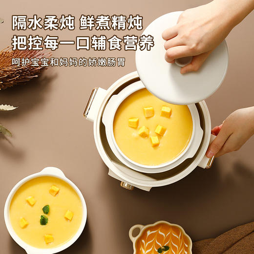 【品牌福利日】CEOOL总裁小姐 全自动隔水炖电炖锅 多功能陶瓷内胆可预约定时陶瓷电炖盅煲汤神器 商品图11