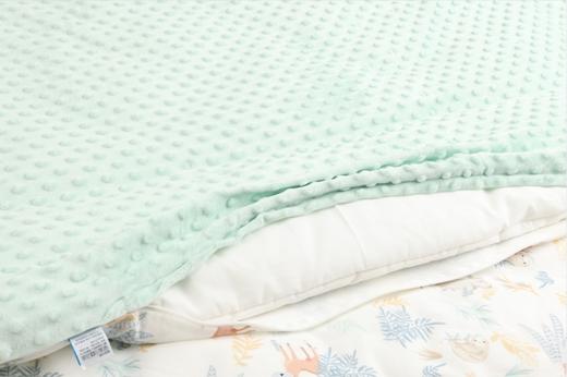 丽婴房-寝具类（秋）G3两用被+小枕4_粉绿\浅绿 商品图3