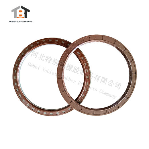 德龙M3000免维护后轮油封6件套【宽卡簧】（T2）125*148*8（1251488）国六 商品图2