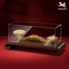 铜师傅 铜摆件《花丝吉祥如意》桌面家居装饰品乔迁礼品摆件