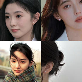 39-9 超性价比 5.5-6mm 空姐耳钉 淡水AK 小灯泡 珍珠耳钉