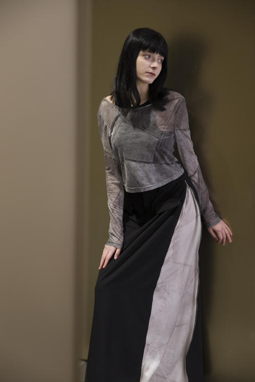 假两件弹力网打底 商品图4