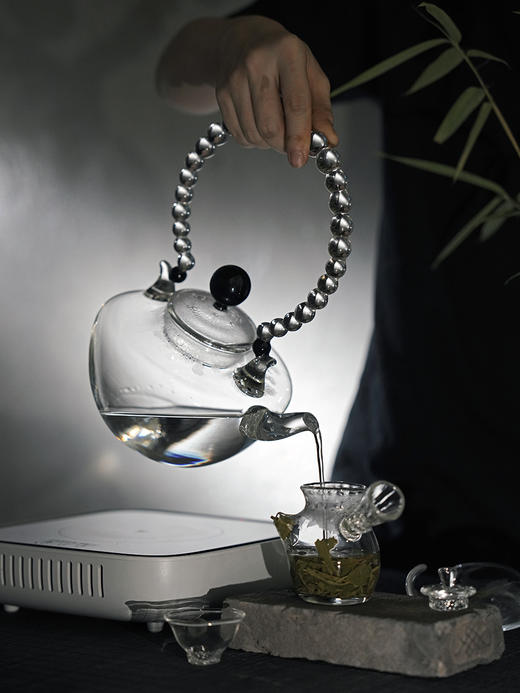 贯珠提梁烧水壶○玻心璃语 商品图5