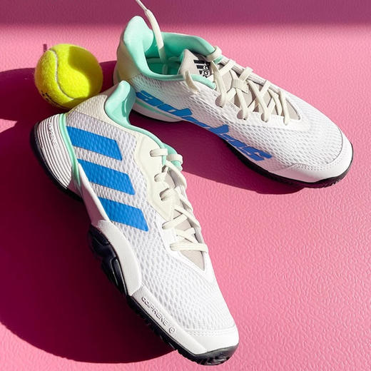 阿迪达斯儿童网球鞋 Adidas Barricade k 大童运动缓震舒适网球鞋 商品图0