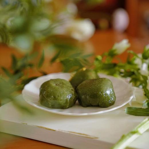 【艾草青团】6枚/盒，红豆/肉松蛋黄/芋泥/奶酪饼干/芝麻口味，现做现发 新鲜艾叶制作 艾草团子 艾粿清明果 商品图6