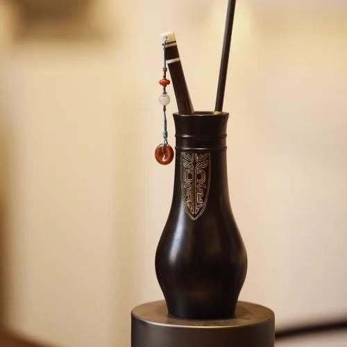 紫光檀 | 金漆°置物罐/花器 商品图5