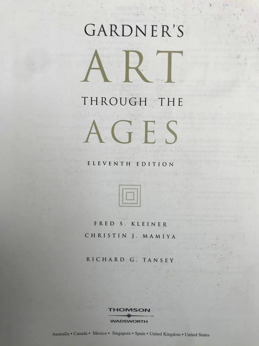 加德纳艺术史（第十一版） 千余幅插图 精装16开 商品图2