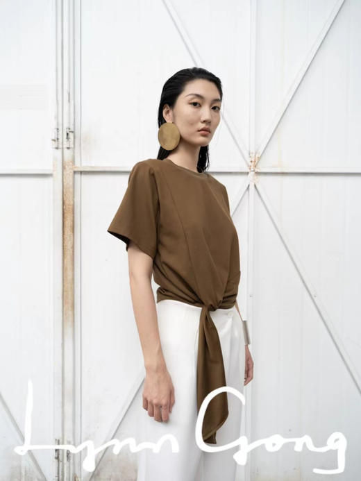 纽结纸片T恤 商品图0