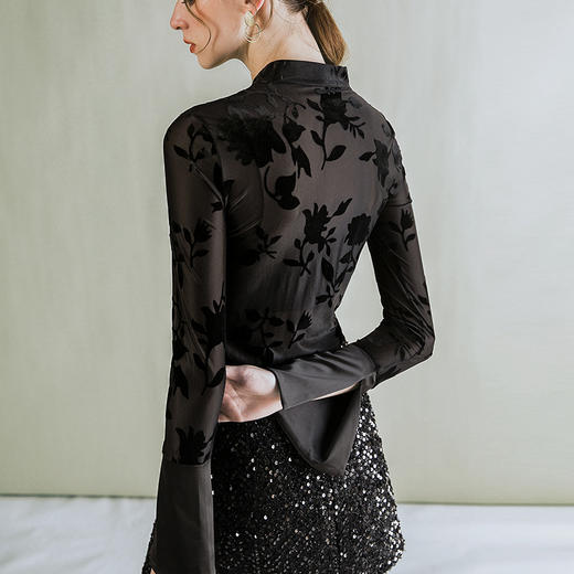 春装新款国风上衣设计感 F20245140 商品图3