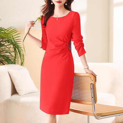 时尚个性，减龄优雅显瘦时尚舒适甜美可爱优雅百搭连衣裙HR-WHA1419 商品图2