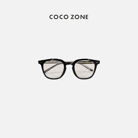 COCO ZONE 时尚百搭复古素颜黑色框椭圆发夹黑框23C29698