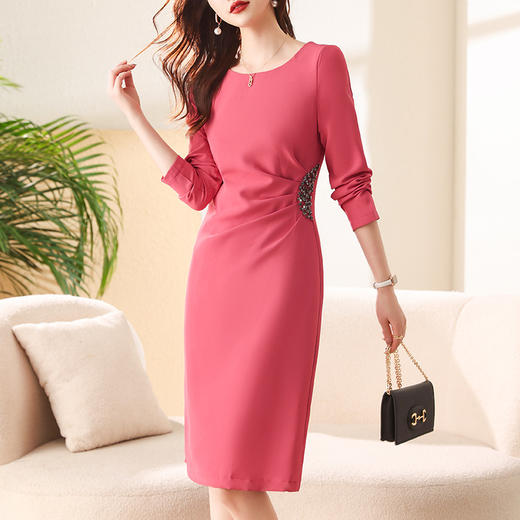 时尚个性，减龄优雅显瘦时尚舒适甜美可爱优雅百搭连衣裙HR-WHA1419 商品图7