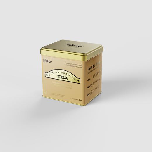 柑皮丝茶出口装 轻奢铁罐 密封防潮 90克简装 商品图1