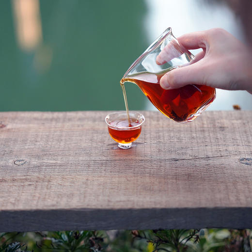 清褶扁形公道杯○玻心璃语 商品图5